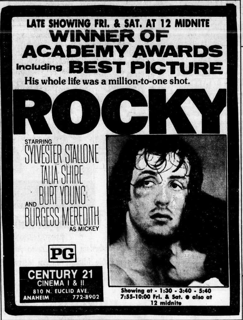 50 aniversario de Rocky, película de 1976 protagonizada por Sylvester Stallone